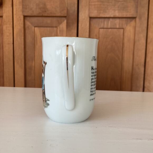 Vintage 1982 Norman Rockwell “The Toymaker” Collectible Mug - Picture 3 of 12